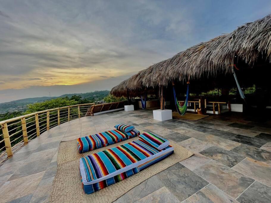 Xochiquetzal A Private And Sacred Ocean View House Apartment San Agustinillo Exterior photo